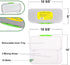 Falling in Art Airtight Watercolor Palette, Plastic Paint Palette with 18 Wells and 3 Mixing Areas, Folding Paint Tray with Lid, Suitable for Acry...