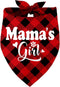 Mama’s Girl Dog Bandana, Dog Mom's Girl Gift Dog Bandana, Pet Scarf Accessories, Printed Dog Bandanas Gift for Dog Lover Birthday or Christmas, fo...