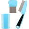 3 Pack Flea Comb Lice Comb Dog Comb Cat Combs Pet Grooming Comb for Grooming Eye Tear Stain for Dogs Cats Small Pets...