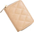 RFID Small Wallet Women Mini Credit Card Holder Organizer Case with Zipper Slim Almond...