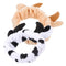 2 Pcs Animal Face Wash and Hair Bundle Girls Hijab Spa Hair Band Skin Care Headband Cow Headband Spa Headband Puffy Spa Hairband Women Headband Sk...