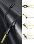 1/4 Headphone Adapter, 6.35mm Male to 3.5mm Female Audio Jack Adapter, Lossless Stereo Headphone Jack Adapter for Mixer Guitar Piano Amplifier Spe...