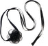 Black Choker Camellia Flower Lace-up Necklace For Women...