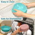 2 Pack Air Fryer Silicone Baking Tray 8inch for 3 to 5 Qt Reusable Non-stick Air Fryer Round Silicone Insert for Air Fryer Easy Cleaning Silicone ...