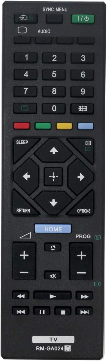 RM-GA024 Replace Remote Control fit for Sony Bravia TV KLV-46R452A KDL-32R300B KDL-32R304B KDL-40R350B KLV-24R402A KLV-24R422A KLV-32R302B KLV-32R...