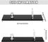 2 Pcs Acrylic Knife Display Stand Fixed Blade Knife Collection Display Stand Holder for Single Knife Rustic Cabin Home Decor (Black Base)...