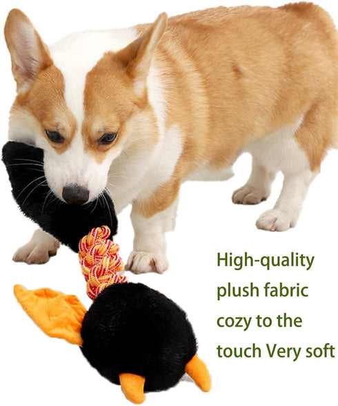 Plush Dog Toys - Squeaky Dog Toys/Cat Toys - 17 Inch - Pet Toys for Large/Small Dogs (Black, Red, Green 3 Colors) (Greener)...