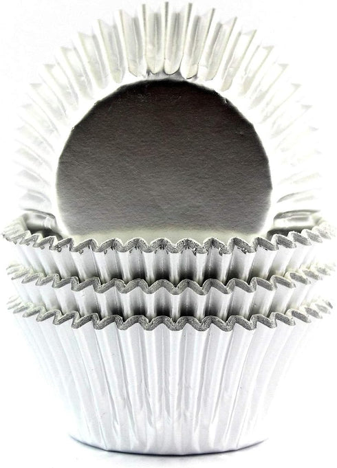 Eoonfirst Foil Cupcake Liners Standard Baking Cups 100 Pcs (Silver)...