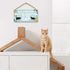 TOARTi Funny Cat Wood Sign 12.5x25cm Cat Gift for Cat Lover Gifts Black Cat Wooden Plaque Lovely Black Cat Room Decor Cat Door Sign Funny Cat Gift...