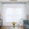 ABCHOME Sheer White Curtains 84 Inches Long Window 2 Panels Sheer Curtains 15 Colors Clear White Beige Grey Purple Pink Size 63 72 95 108 145 Long...