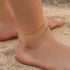Boho Ankle Bracelets for Women Layered Cubic Zirconia Tennis Anklet Dainty Thin Snake Chain Anklet Summer Beach Rhinestone Charms Ankle Chain Foot...