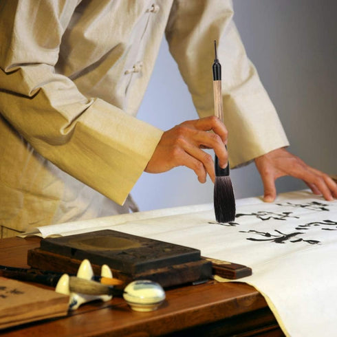 Large Calligraphy Brush Pen Chinese Painting Antithetical Couplet Writing Brush Chinese Traditional Calligraphy Painting Brushes Pen(Bear Hair)...
