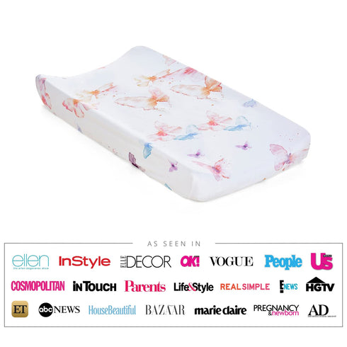 Oilo Changing Pad Cover, Breathable 100% Turkish Cotton Fitted Jersey, 300 Thread Count, Machine Washable, Fits Standard Changing Pads (32" x 16")...