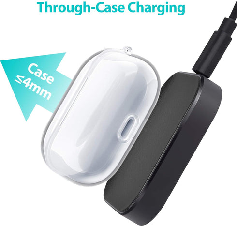 AirPods Pro Charger - Wireless Charging Station for AirPods 4 (withActive Noise Cancellation)/ 3rd/ 2rd, Black...