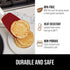 GORILLA GRIP Patented Nonstick Heat Resistant BPA-Free Silicone Spatula, Non Scratch Flexible Head for Pans, Slip Resistant Soft Rubber Handle, Ki...