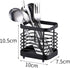 Kitchen Utensil Holder, Stainless Steel Sink Utensil Holder Countertop, Kitchen Utensil Drying Caddy, Cutlery Drainer for Kitchen Utensil, Rust-Pr...