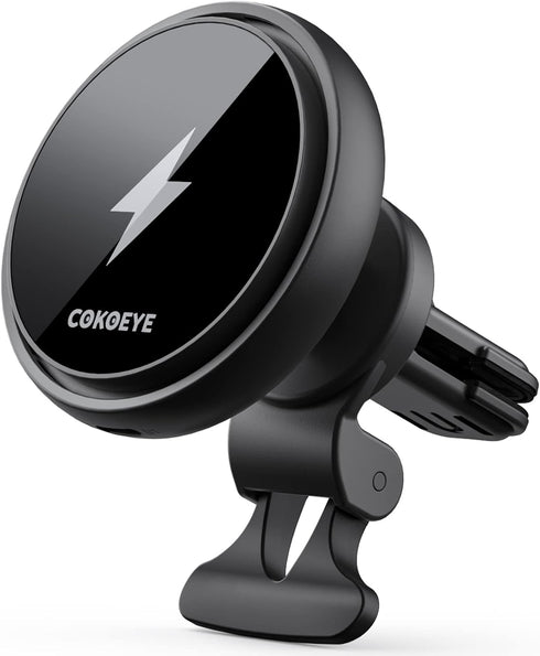 for Magsafe Car Mount Charger 15W Magnetic Wireless Car Charger COKOEYE with Air Vent Mount Compatible with iPhone 15/15 Pro/15 Plus/15 Pro Max/14...