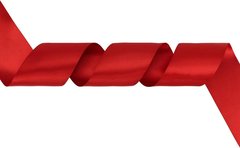 MEEDEE Red Satin Ribbon 3 Inch Wide Red Ribbon by 10 Yards Lux Satin Double Faced Satin Ribbon Red Christmas Ribbon Red Ribbon for Christmas Tree,...