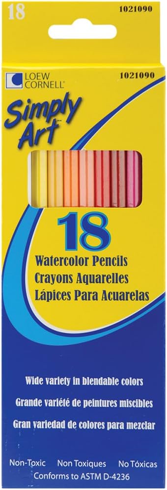 Loew-Cornell Simply Art Watercolor Pencils 18 ct....