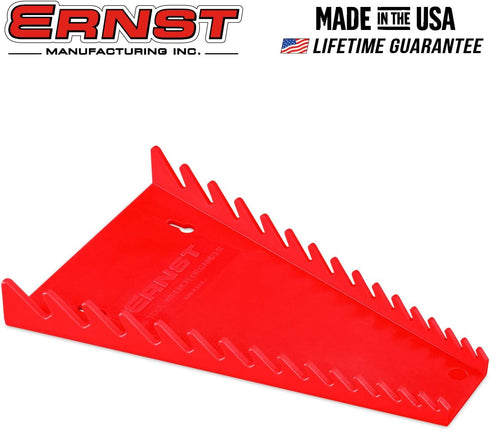 ERNST 5066 Standard 15 tool Wrench Organizer - Red...