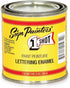 1 Shot Lettering Enamel 104-L (Bright Red) 8 Ounce...