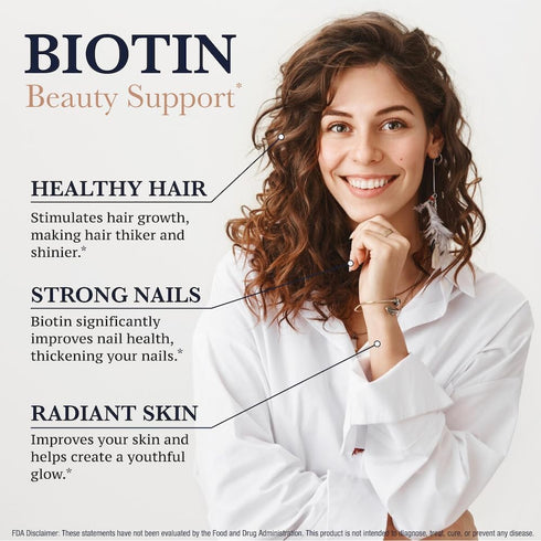 Puregen Labs Biotin 10,000 MCG Supports Healthy Hair, Skin & Nails - High Potency Beauty Support - Non-GMO, Gluten Free | 360 Vegetarian Tablets...