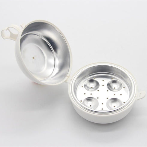 Chicken Shape Microwave Egg Cooker 4 Eggs Capacity Boiler Steamer Poacher for Omelet & Soft, Medium, Hard-Boiled Egg...