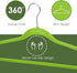 10 PACK VELVET HANGER GREEN...