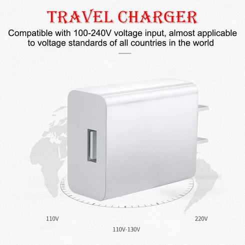 MEROM 5V 2A AC/DC Power Adapter for WyzeCam, Wyze Cam Pan, Kasa Cam, Dropcam, Nest Cam, Furbo Dog, YI Dome Wireless IP Security Camera USB Wall Ch...