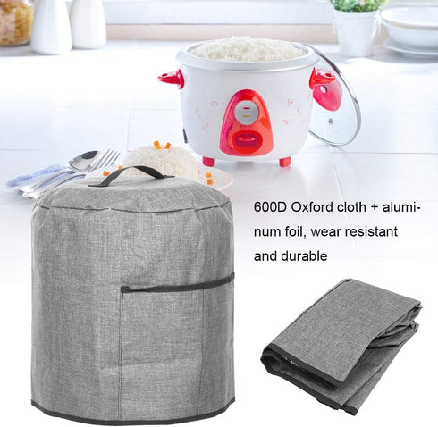 Appliance Cover Dust Cover,Round Pressure Cooker Dust Cover Washable Protective Cover With Pocket Reliable Pressure Cooker Cover Elegant Kitchen A...