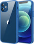 JETech Case for iPhone 12 Mini 5.4-Inch, Non-Yellowing Shockproof Phone Bumper Cover, Anti-Scratch Clear Back (Blue)...