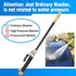 Portable Hydro Jet High Pressure Power Washer Gun Pressure Washer Wand Extension, Hydrojet Pressure Washer Gun with 3 Hose Nozzles - High Pressure...