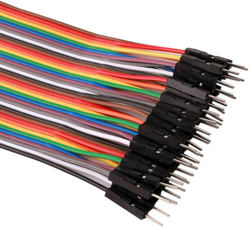 FULARR 120Pcs Premium 20cm Multicolored Dupont Wire Kit, 40pin Male to Male, 40pin Female to Female, 40pin Male to Female, Breadboard Jumper Wire ...