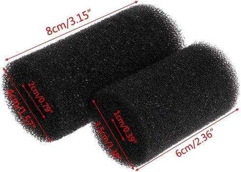 5Pcs Black Aquarium Filter Sponges,Aquarium Pre-Filter Sponges Filter Intake Sponge Strainer Foam Guard Cover for Freshwater and Saltwater Fish Ta...
