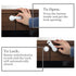 Cabinet Door Locks for Baby Proof and Child Safety, 4 Pack Cabinet Locks with Adhesive for Drawer Cupboards Fridge Closet and Pantry, Childproof D...