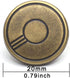 12 Sets Brass Jean Tack Buttons Replacement No Sew Metal Buttons...