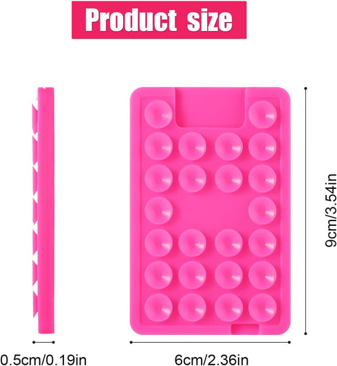 Suction Cup Phone Mount, Multipurpose Phone Case Car Phone Holder Suction Case Mount for Mobile Power, Tiktok Videos and Selfies, (Pink)...