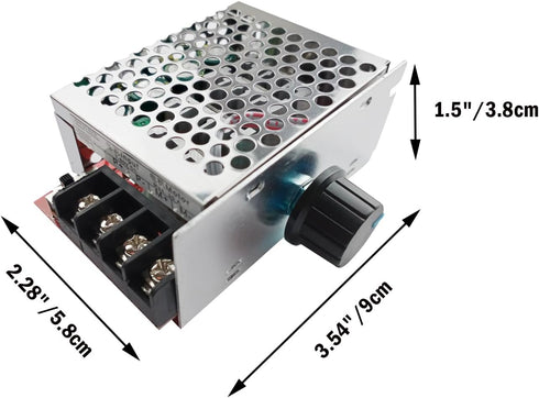 7-70V PWM DC Brushed Motor Speed Controller, Switch Control with 30 Amp Fuse, Adjustable PWM Motor Speed Regulator 12V 24V 36V 48V, Used for Fan S...