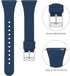 Tobfit Pack 3 Slim Bands Compatible with Fitbit Versa 2 Bands/Fitbit Versa/Fitbit Versa Lite/SE, Silicone Replacement Smartwatch Wristband for Wom...