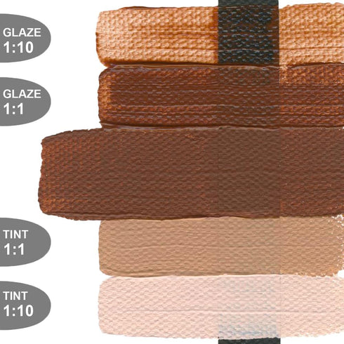 Heavy Body Acrylics by GOLDEN, Burnt Sienna, 2 fl. oz. Tube, Professional Acrylic Paint, Opaque...