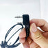 Generic 2 Pin K1 to 3.5mm Audio Adapter with PTT Button and Microphone, Compatible with BaoFeng UV-5R,BF-F8HP,UV-5G, Quansheng UV-K5 KTS10...