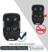 GFDesign 2 Pcs Silicone 5 Buttons Key Fob Cover Remote Case Keyless Protector Compatible with 2021 2020 2019 Chevrolet Chevy Silverado 1500 2500HD...