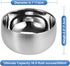 2pcs Double-wall Vacuum Insulated Stainless Steel316# Bowl, Anti-shatterproof Soup Bowl,Appetizer Snack Bowl,Ice Cream Bowl,Lightweight Salad Bowl...