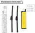 (Pack of 2) Rear Wiper Blade Replacement for Hyundai Elantra GT I30 2013-2017,Jaguar F-PACE 2017-2022,Alfa Romeo Stelvio,E-PACE 2018-2023,Forte 20...