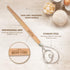 Bread Story Danish Whisk Dough Lame Slashing Tool And Wooden Scraper Tool Used for Pastry Baking Sourdough Starter Kit Set of 3...
