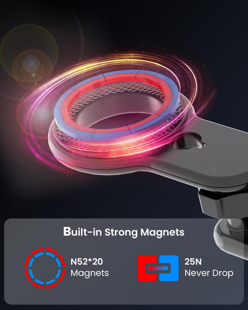Tesla Phone Mount,?Strongest Magnet Power? Tesla Model 3/Y Accessories for Tesla Screen Phone Mount, Tesla Phone Holder Can be Adjusted 360° for i...