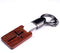 Handmade Stainless Steel Wooden Keychain | Backpack Car Pet Accessories | Cross Pendant Christian Gift for Good Luck...