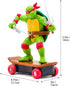 Teenage Mutant Ninja Turtles 5" Sewer Shredders - Raphael Classic Edition - Skate and Battle with Ninja Action - Ages 3+...