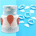 Fewo Set of 9 Hot Air Balloons Cloud Plastic Fondant Cutting Mold Grass Sheep Biscuits Gum Paste Sugar Craft Cookie Cutter Baby Shower Party Cake ...