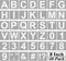 Alphabet Letter and Number Stencils 8 Inch - 40 Pack Large Letters and Numbers Stencil Templates with Signs for Painting on Wood, Reusable Number ...